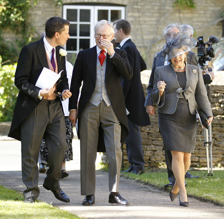 Naomi Gummer and Henry Allsop wedding at Chadlington parish church, Oxfordshire, Britain - 26 May 2012