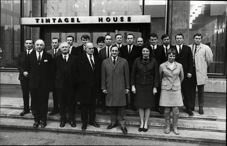 These Are The 19 Men And Women Police Officers Who Spent Nine Months Morning Noon And Night Investigating Every Facet Of The Kray Twins. The Women Officers Were Engaged In Witness Protection And Other Duties. They Are All Standing In Front In Front O