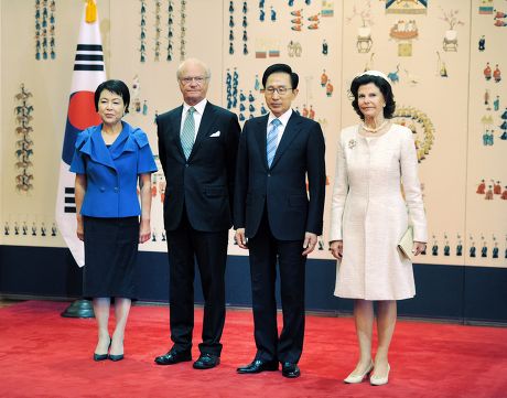 King Carl Gustaf and Queen Silvia State Visit to Seoul, South Korea - 30 May 2012