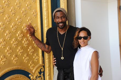 Amare Stoudemire proposes to girlfriend Alexis Welch in Paris, France - 13 Jun 2012