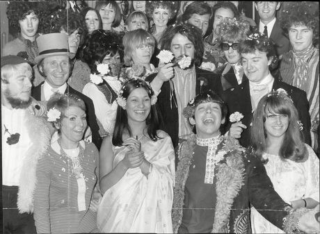 Wedding of Eric Burdon and Angie King, London, Britain - 07 Sep 1967