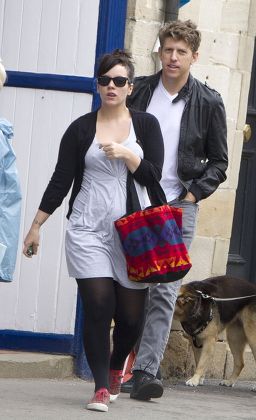 Lily Allen out and about in Tetbury, Britain  - 21 Jun 2012