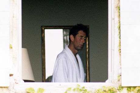 Prince Charles Seen His Window Wearing Editorial Stock Photo - Stock