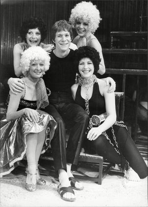 Paul Jones Actor And Singer With Pop Group Manfred Mann With Louise Kelly (top Left) Carolyn Allen (top Right) Lisa Westcott (bottom Left) And Francesca Boufon (bottom Right) Rehearsing For Revival Of Musial 'joseph And The Amazing Technicolour Drea