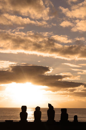Easter Island Statues Editorial Stock Photo - Stock Image | Shutterstock