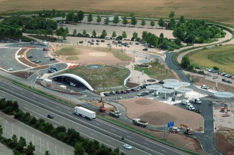 Aire De La Chaponne services on the A6 Autoroute, Avallon, France - 03 Jul 2012
