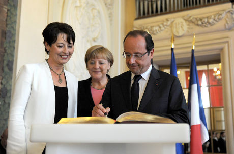 The 50th anniversary of the Franco-German reconciliation, Reims, France - 08 Jul 2012