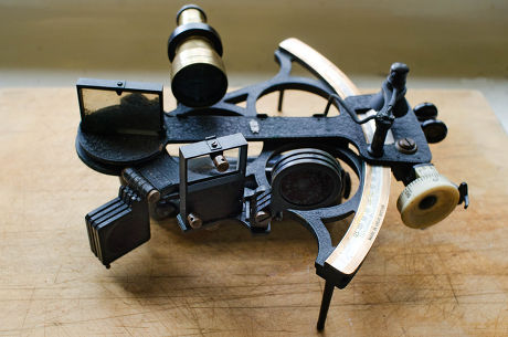Sextant Navigation Instrument Primary Used Determine Editorial Stock ...