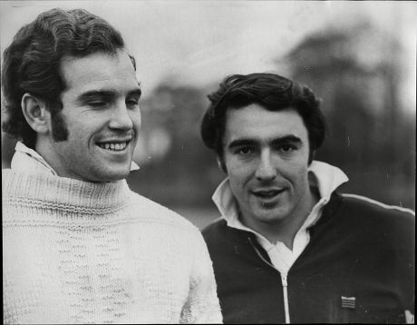 Rugby Players Roger Shackleton Left Cambridge Editorial Stock Photo ...