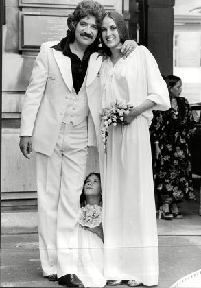 Singer And Composer Peter Sarstedt With New Wife Musician Joanne Meill And Her 7yo Daughter Anna At Their Wedding At Wandsworth Town Hall London Mrs Joanne Sarstedt Peter Eardley Sarstedt (born 10 December 1941 Delhi India) Is An Anglo-indian Singer-
