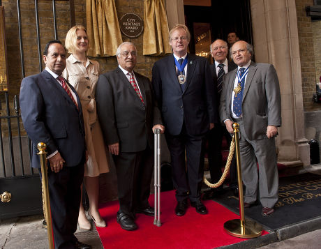 City Heritage Award plaque unveiled at The Montcalm London City Hotel, London, Britain - 09 Jul 2012