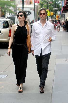 Gary Oldman and Alexandra Edenborough out and about, New York, America - 17 Jul 2012