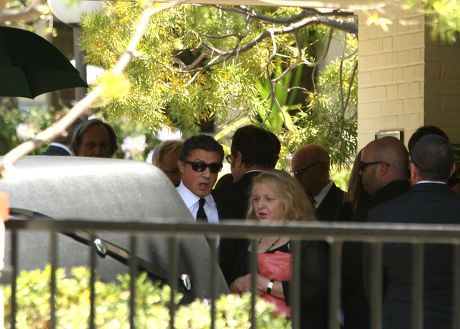 Sage Stallone funeral service at St Martin of Tours Church, Los Angeles, America - 21 Jul 2012