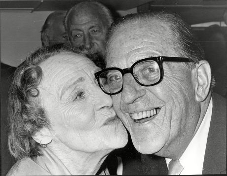 Stanley Holloway With Fay Compton 80 Years Old