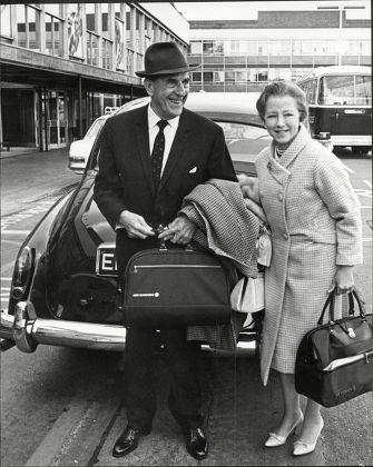 Stanley Holloway (dead January 1982) Actor And His Wife Leaving For Toronto