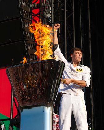 Olympic Torch Relay Finale Concert, Hyde Park, London, Britain - 26 Jul 2012
