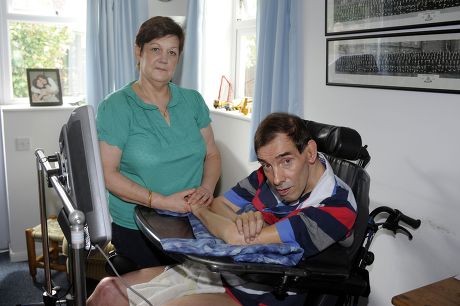 Jane Nicklinson, whose husband Tony has locked in syndrome and is fighting for the right to die, Britain  - 05 Jul 2012