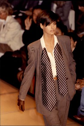 Fashion Women 1990 Model Linda Evangelista Editorial Stock Photo - Stock  Image | Shutterstock