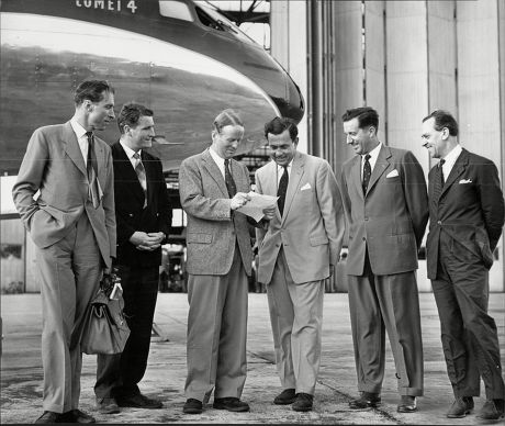 Group Captain John Cunningham Pilots Hatfield Editorial Stock Photo ...