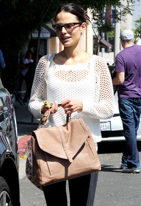 Jordana Brewster out and about in Beverly Hills, Los Angeles, America - 24 Aug 2012
