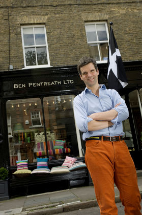 Ben Pentreath at his shop, The English House, Rugby Street, London, Britain - 09 Jul 2009