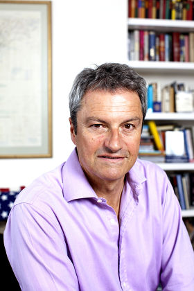 Gavin Esler at home in north London, Britain - 23 Aug 2012