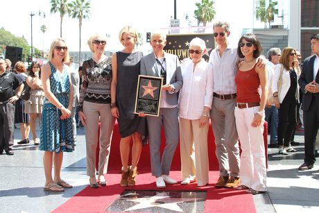 'Ellen DeGeneres honoured with a star on The Hollywood Walk of Fame, Los Angeles, America - 04 Sep 2012