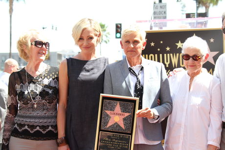 'Ellen DeGeneres honoured with a star on The Hollywood Walk of Fame, Los Angeles, America - 04 Sep 2012