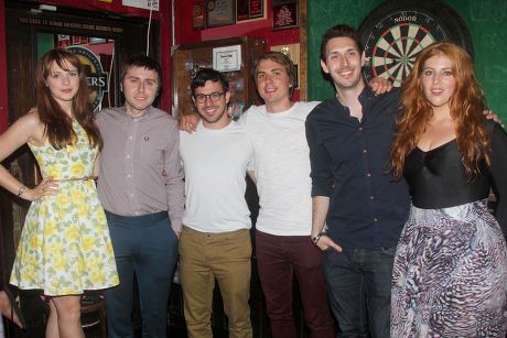 The cast of 'The InBetweeners' Party at Ye Olde King's Head British Pub, Los Angeles, America - 04 Sep 2012