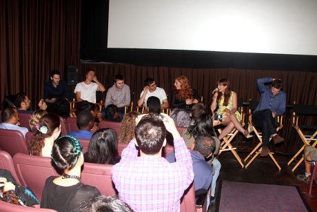 The cast of 'The InBetweeners' promote their film at a Q&A Panel Discussion, Los Angeles, America - 04 Sep 2012
