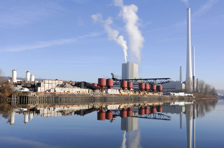 Cogeneration Power Station Enbw Altbach Near Editorial Stock Photo ...