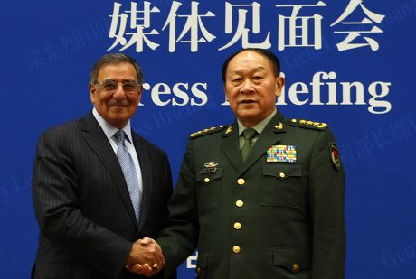 U.S. Secretary of Defense Leon Panetta meets Chinese Defense Minister Liang Guanglie, China - 18 Sep 2012