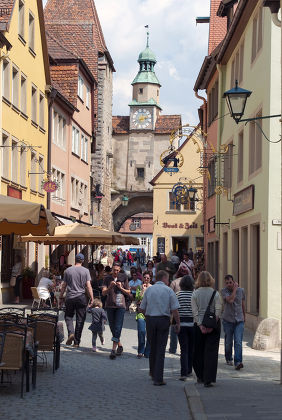 Markus Tower Rothenburg Ob Der Tauber Editorial Stock Photo - Stock ...