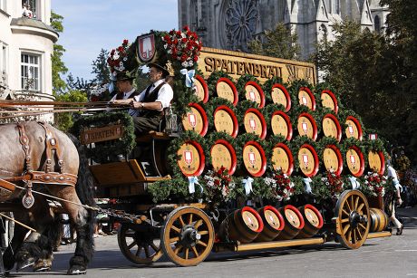 Traditional Opening Parade Oktoberfest Munich Beer Editorial Stock ...