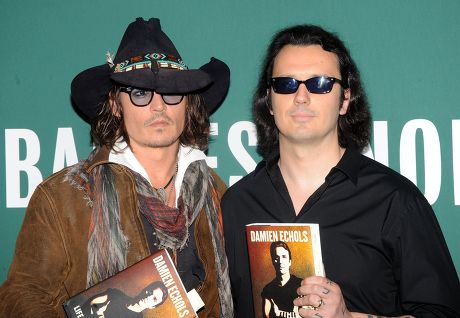 Damien Echols in Conversation with Johnny Depp at Barnes and Noble, New York City, America - 21 Sep 2012