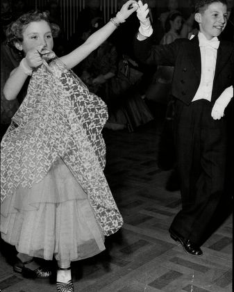 Dancing Children 'ballroom Dancing' George Donaldson (11) And Mary Wilson (9) Competing In The Juvenile Old Time Dancing Contest At The Lyceum Ballroom In London.