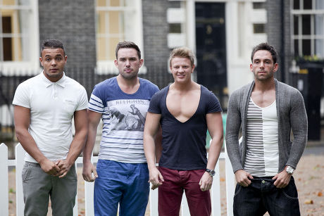 The cast of The Valleys - Leeroy Reed, Liam Powell, Aron Williams and Darren Chidgey