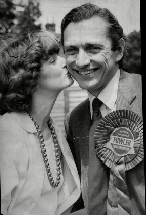 Norman Fowler Health Minister With His Wife Fiona Fowler. Baron Fowler Of Sutton Coldfield.