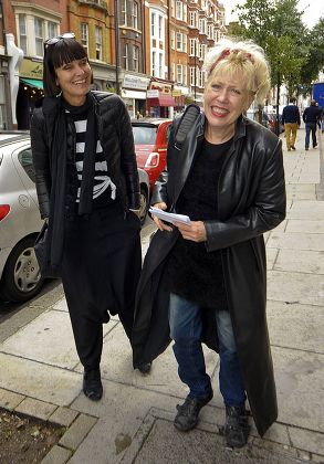 Corinne Drewery and Hazel O'Connor out and about in London, Britain - 26 Sep 2012