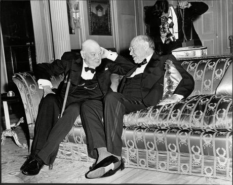 Sir Winston Churchill Lord Beaverbrook Party Editorial Stock Photo   Shutterstock 1884728a 