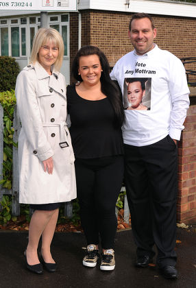 The X Factor 'wildcard' Amy Mottram visits her old school, Bower Park School, Romford, Essex, Britain - 03 Oct 2012
