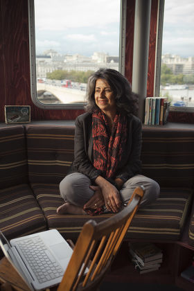 Ahdaf Soueif in the 'Room For London' by Art Angel, Southbank, London, Britain - 21 Sep 2012