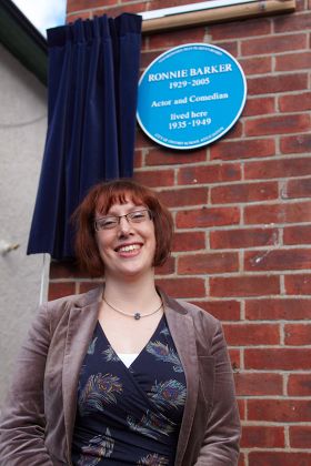 Blue Plaque for Ronnie Barker's old house, Cowley, Oxford - 29 Sep 2012