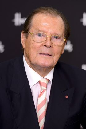 Sir Roger Moore Editorial Stock Photo - Stock Image 