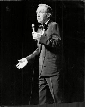 Actor And Singer Bing Crosby On Stage At London Palladium Harry Lillis 'bing' Crosby (may 3 1903 A October 14 1977) Was An American Singer And Actor. Crosby's Trademark Bass-baritone Voice Made Him One Of The Best-selling Recording Artists Of The