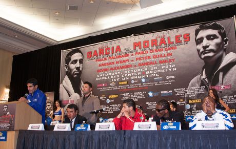 World Championship Boxing press conference at Barclays Arena, Brooklyn, New York, America - 18 Oct 2012