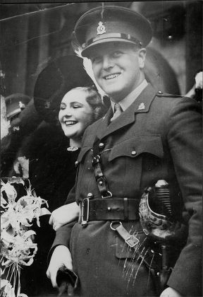 Weddding Of Politician Randolph Churchill To 1st Wife Pamela Digby Randolph Frederick Edward Spencer-churchill Mbe (28 May 1911 A 6 June 1968) Was The Son Of British Prime Minister Winston Churchill And His Wife Clementine. He Was A Conservative Memb