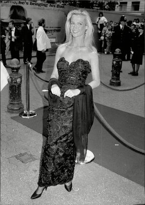 Actress Alison Doody At Royal Film Premiere At Leicester Square Empire Of 'indiana Jones And The Last Crusade' Alison Doody (born 11 November 1966) Is An Irish Actress And Model. She Is Known For Playing Jenny Flex In 1985's A View To A Kill As We