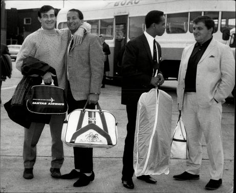 England Cricketer Basil D'oliveira Leaving For Australia L-r Fred Trueman Basil D'oliveira Gary Sobers And Colin Milburn Basil Lewis D'oliveira Cbe (4 October 1931 A 19 November 2011) Known Affectionately Around The World As 'dolly' Was A South