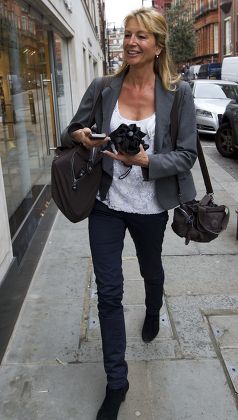 Alex Hall Ex Wife Of Jeremy Clarkson Arrives At Max Clifford's Offices In Mayfair This Morning.